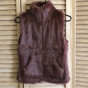 Cabo rabbit fur vest size S
